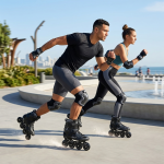 Full Black Professional Inline Skates For Adults Urban Style Skates Shoes - Image 6