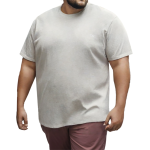 No.3 OVERS Plus Size Cotton Short Sleeves Mens Big & Tall T-Shirts