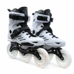 LED 3 Wheels White Professional Inline Skates With 110mm Size LED Wheels. (36-45) - Image 8