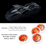 ZICO Professional Inline Speed Racing Skates Shoes With 110mm Wheels - Image 5