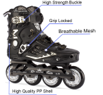 EX Professional Inline Skates For Adults Urban Style Skates Shoes - Image 6