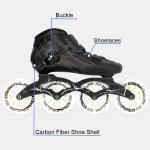 ZICO Professional Inline Speed Racing Skates Shoes With 110mm Wheels - Image 2