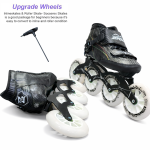 ZICO Professional Inline Speed Racing Skates Shoes With 110mm Wheels. 36-48 - Image 2