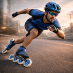 ZICO Professional Inline Speed Racing Skates Shoes With 110mm Wheels. 36-48 - Image 6