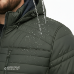 No.9.3 OVERS Men’s Plus Size Puffer Jacket | Winter Warm Hooded Quilted Coat. 1541 - Image 5
