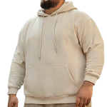 No.8 OVERS Men's Plus Size Plain Color Hoodies, Super Jumbo Size Activewear Hoody.