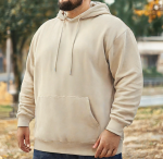 No.8 OVERS Men's Plus Size Plain Color Hoodies, Super Jumbo Size Activewear Hoody. - Image 7