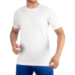 Men’s Top Crew Neck Short Sleeve Active Wear Athletic Fitness T-Shirt - Image 2