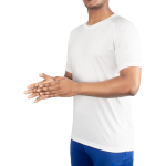 Men’s Top Crew Neck Short Sleeve Active Wear Athletic Fitness T-Shirt - Image 8