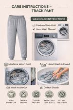 No.9.6 OVERS Men's Plus Size Cotton Track Pant, Big & Tall Activewear Trouser For Men. 2XL-13XL - Image 3