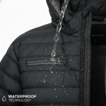 No.9 OVERS Men’s Plus Size Puffer Jacket | Winter Warm Hooded Quilted Coat. 1530 - Image 5