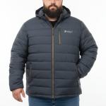 No.9.1 OVERS Men’s Plus Size Puffer Jacket | Winter Warm Hooded Quilted Coat. 1539