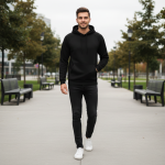OVERS Men's Without Zip Hooded Sweatshirt, Activewear Hoodies For Men's - Image 6