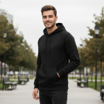 OVERS Men's Without Zip Hooded Sweatshirt, Activewear Hoodies For Men's - Image 5