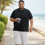 NO.6.1 OVERS Men’s Plus Size Polo T-Shirt | Super Jumbo Big & Tall Short Sleeve Polo Shirt - Image 6