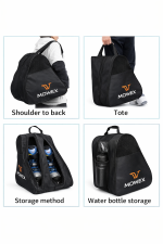 MOVEX Inline Skates Bag,Roller Skates Bag,Ice Skates Bag,Outdoor Skate Bag with Breathable 3 Layer Bag - Image 10