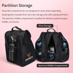 MOVEX Inline Skates Bag,Roller Skates Bag,Ice Skates Bag,Outdoor Skate Bag with Breathable 3 Layer Bag - Image 6