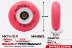 MOWEX 4pcs Multicolored LED Flash Inline Skates Wheels with ABEC-9 Bearings. - Image 9