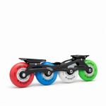 MOWEX 4pcs Multicolored LED Flash Inline Skates Wheels with ABEC-9 Bearings. - Image 7