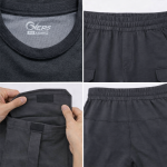 OVERS Plus Size Men's H/S T-Shirts With Cargo Shorts Set - Image 2