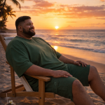 OVERS Plus Size Men's H/S T-Shirts With Cargo Shorts Set - Image 8