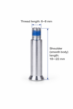 OVERS 8pcs Inline Skate Axle Replacement – High-Strength Wheel Screw Bolt Fittings for Inline Skates & Rollerblades. - Image 2