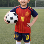 OVERS Spain Football Jersey Set for Kids, Youth Men – Short Sleeve Soccer Shirt & Shorts - Image 7