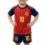 OVERS Spain Football Jersey Set for Kids, Youth Men – Short Sleeve Soccer Shirt & Shorts