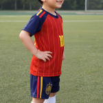 OVERS Spain Football Jersey Set for Kids, Youth Men – Short Sleeve Soccer Shirt & Shorts - Image 6