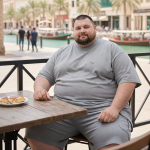 OVERS Plus Size Men's H/S T-Shirts With Cargo Shorts Set - Image 7