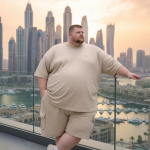 OVERS Plus Size Men's H/S T-Shirts With Cargo Shorts Set - Image 8