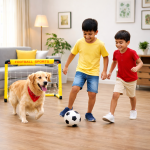 OVERS Portable Kids Soccer Goal Set – Mini Indoor Outdoor Football Net with Ball, Pump, Training Accessories & Carry Setup for Backyard, Garden & Home Practice - Image 5