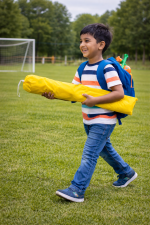 OVERS Portable Kids Soccer Goal Set – Mini Indoor Outdoor Football Net with Ball, Pump, Training Accessories & Carry Setup for Backyard, Garden & Home Practice - Image 2