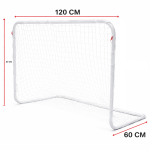Foldable Kids Soccer Goal Net Set with Metal Frame & Ground Pegs – Backyard & Indoor Football Practice - Image 10