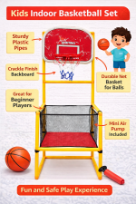 Kids Basketball Hoop Arcade Game Set – Indoor Mini Basketball Stand with Backboard, Net, Ball & Pump, Score Toss Game for Kids, Home & Backyard Play - Image 7