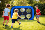 Portable Soccer Goal Training Net with Target Zones – Foldable Pop-Up Football Goal Set for Kids & Adults, Indoor Outdoor Practice Net with Carry Bag & Accuracy Shooting Targets - Image 4