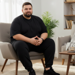 OVERS Plus Size Men’s Black T-Shirt & Jogger Pants Set 2XL–10XL - Image 7