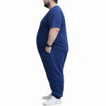 OVERS Plus Size Men’s Navy T-Shirt & Jogger Pants Set 2XL–10XL - Image 2