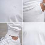 OVERS Plus Size Men’s White T-Shirt & Jogger Pants Set 2XL–10XL - Image 5
