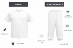 OVERS Plus Size Men’s White T-Shirt & Jogger Pants Set 2XL–10XL - Image 6