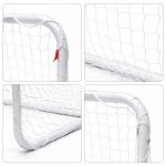 Foldable Kids Soccer Goal Net Set with Metal Frame & Ground Pegs – Backyard & Indoor Football Practice - Image 4