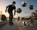 OVERS 4in1 Set Professional Inline Skates Shoes, Helmet, Protection, Skates Bag for Adults, 36-44 - Image 6
