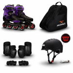 OVERS 4in1 Set Professional Inline Skates Shoes, Helmet, Protection, Skates Bag for Adults, 36-44