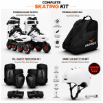 OVERS 4in1 Set Professional Inline Skates Shoes, Helmet, Protection, Skates Bag for Adults, 36-44 - Image 2