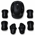 OVERS Kids & Adults Protective Gear Set 7-in-1–Helmet, Knee Pads, Elbow Pads & Wrist Guards for Scooter, Skateboarding, Cycling & Roller Skating