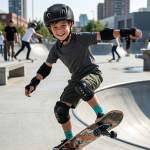 OVERS Kids & Adults Protective Gear Set 7-in-1–Helmet, Knee Pads, Elbow Pads & Wrist Guards for Scooter, Skateboarding, Cycling & Roller Skating - Image 6