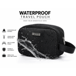 OVERS Travel Organizer Waterproof Bag – Portable Toiletry, Shaving Storage, & Accessories Pouch for Men and Women, Durable Wash Bag with Handle. - Image 9