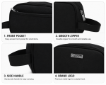 OVERS Travel Organizer Waterproof Bag – Portable Toiletry, Shaving Storage, & Accessories Pouch for Men and Women, Durable Wash Bag with Handle. - Image 4